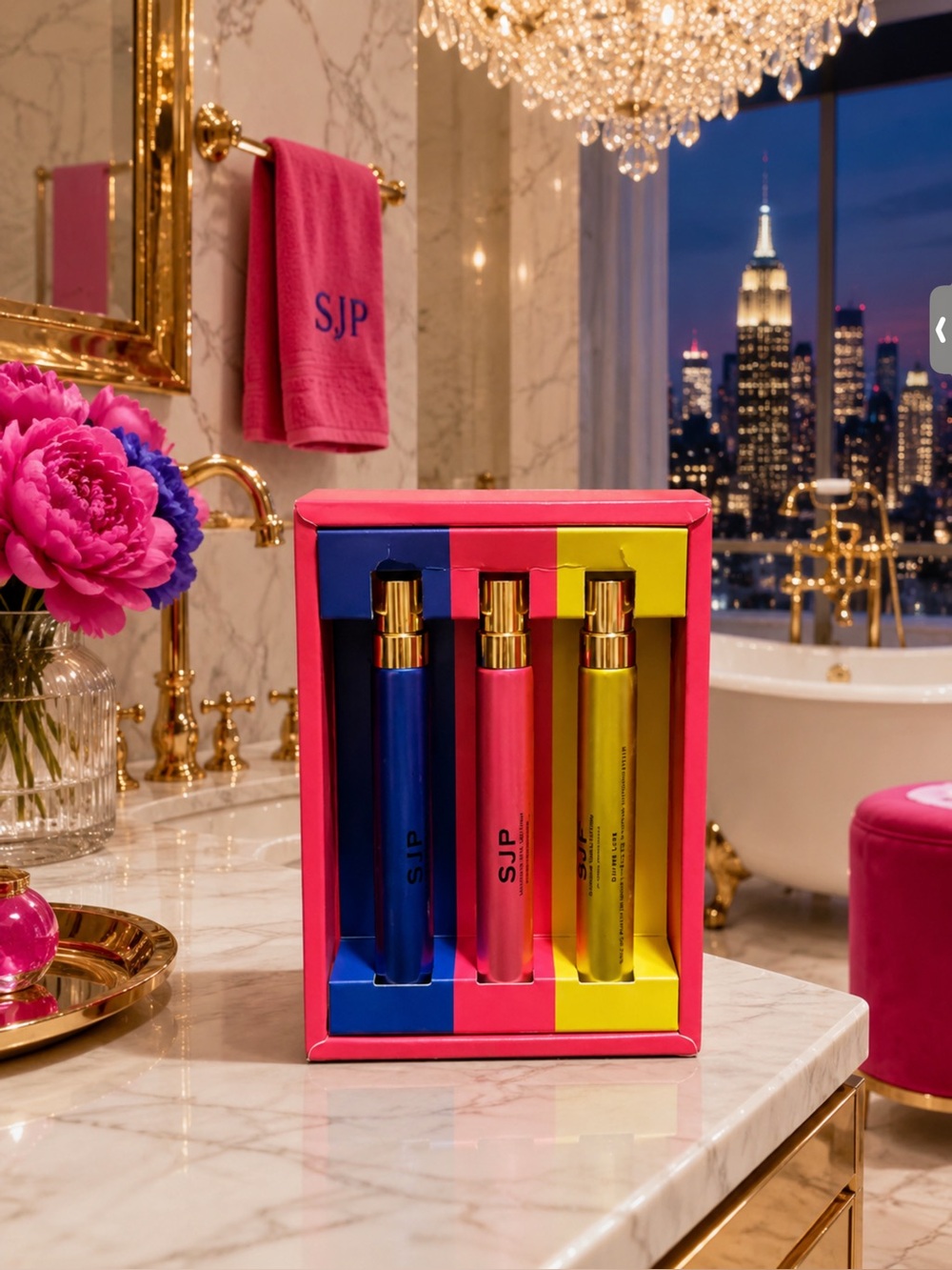SJP by Sarah Jessica Parker Trio Rollerball Set,NIB
